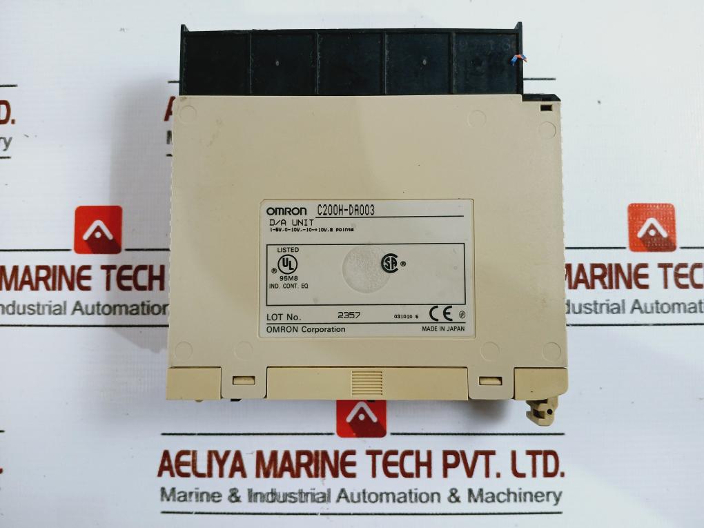 Omron C200h-da003 D/a Analogue Output Unit 1-5v, 0-10v