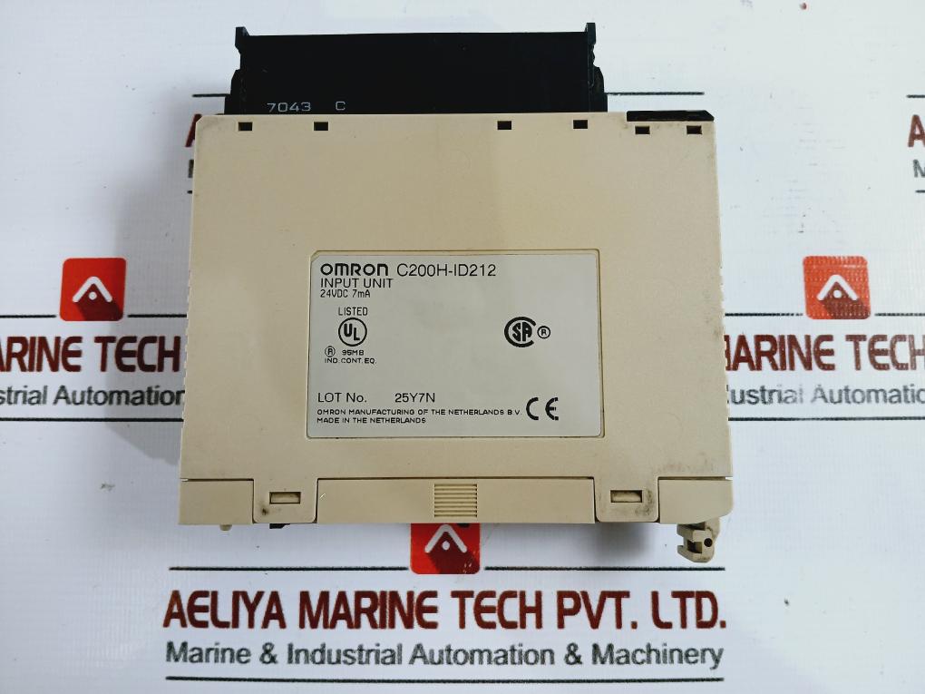 Omron C200h-id212 Input Module 24vdc 7ma