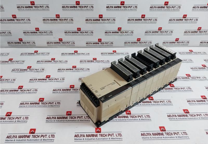 Omron C200h-ps221 Power Supply Unit And Output Unit C200h-0c225 Module Rack