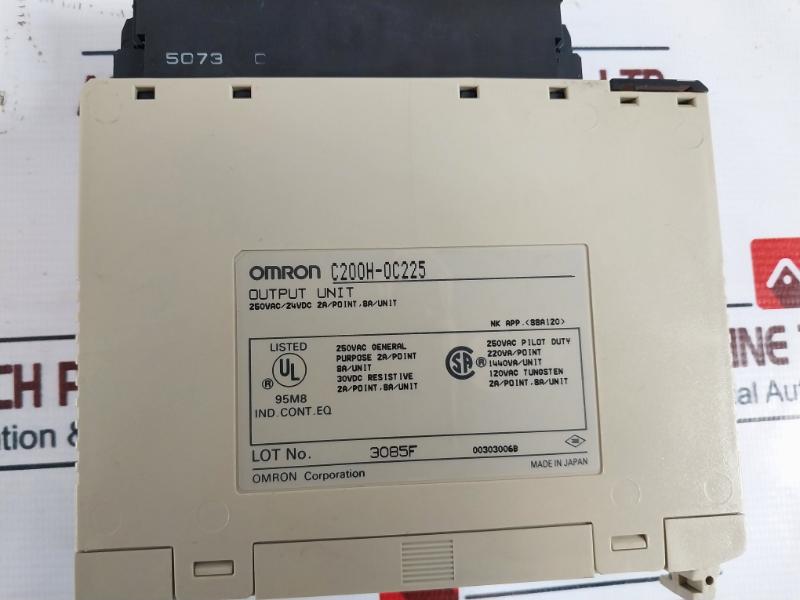 Omron C200h-ps221 Power Supply Unit And Output Unit C200h-0c225 Module Rack