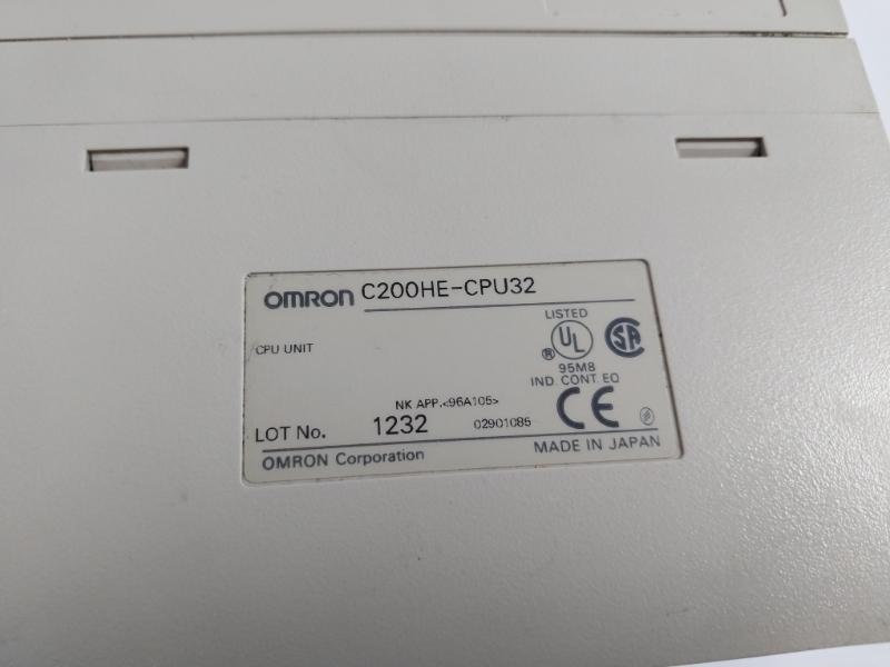 Omron C200he-cpu32 Sysmac Cpu Unit Programmable Controller