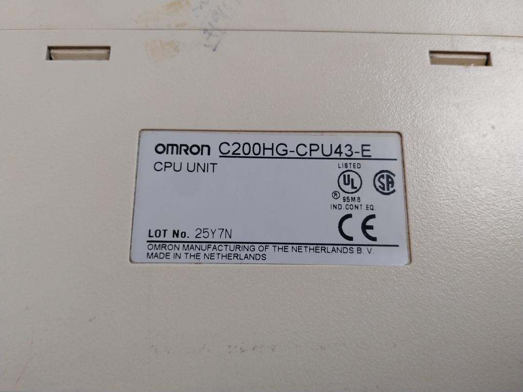 Omron C200hg-cpu43-e Sysmac C200hg Programmable Controller