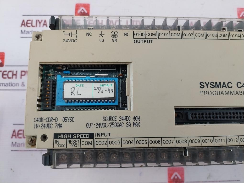 OMRON C40K-CDR-D Sysmac Programmable Controller 24VDC 40W