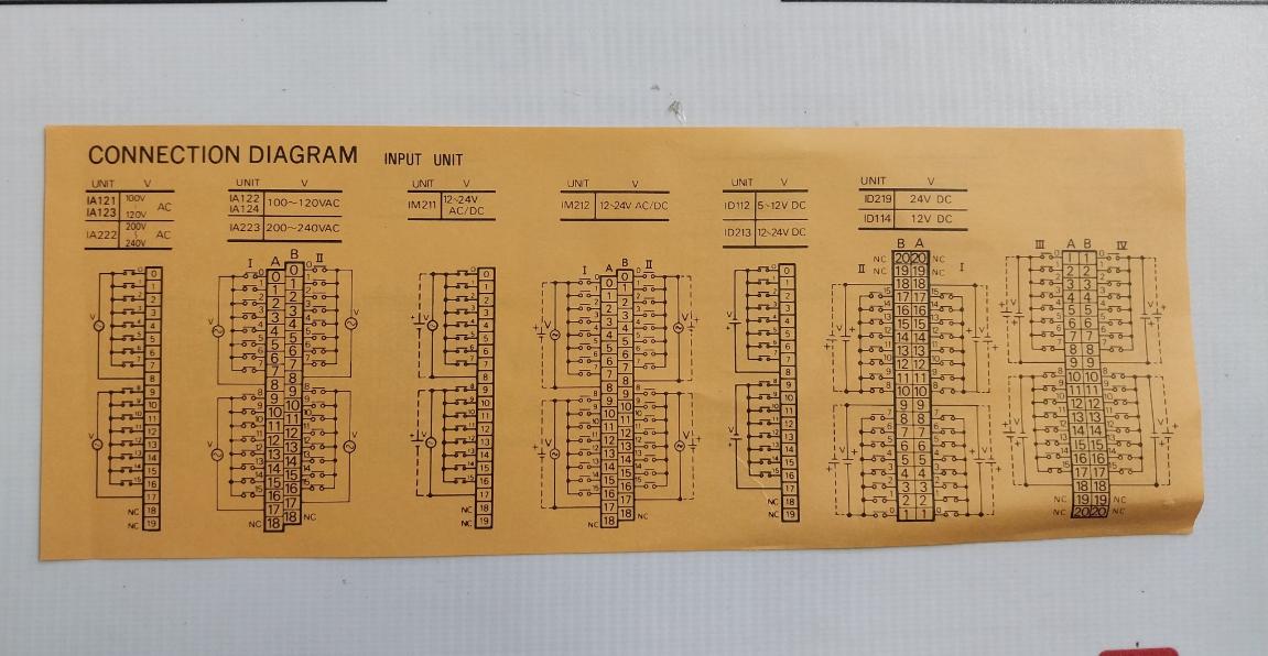 Omron C500-id218 Input Unit 3G2A5-id218 24Vdc, 10Ma 3115 C, 00101355B