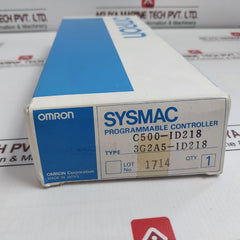 Omron C500-id218 Input Unit 3G2A5-id218 24Vdc, 10Ma 3115 C, 00101355B