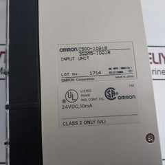Omron C500-id218 Input Unit 3G2A5-id218 24Vdc, 10Ma 3115 C, 00101355B
