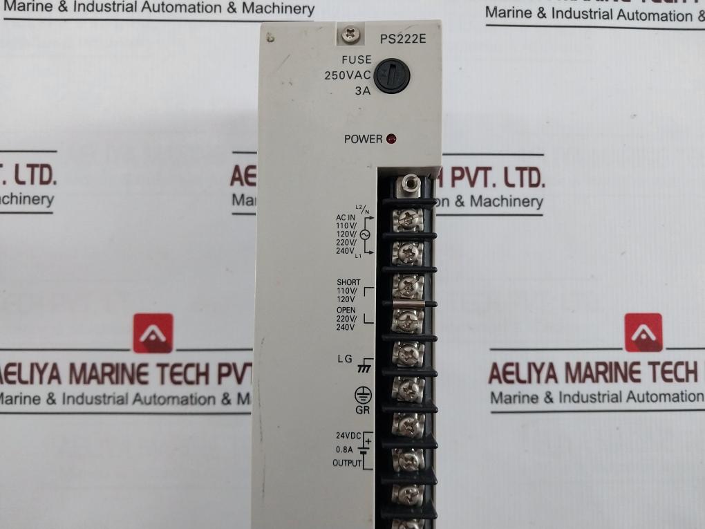 Omron C500-ps222-e I/O Power Unit 3G2A5-ps222-e 100-120/200-240Vac 50/60Hz 150Va