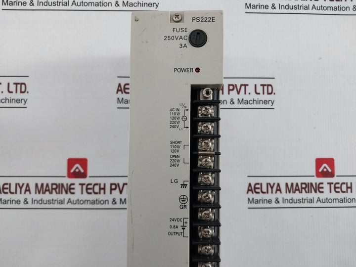 Omron C500-ps222-e I/O Power Unit 3G2A5-ps222-e 100-120/200-240Vac 50/60Hz 150Va