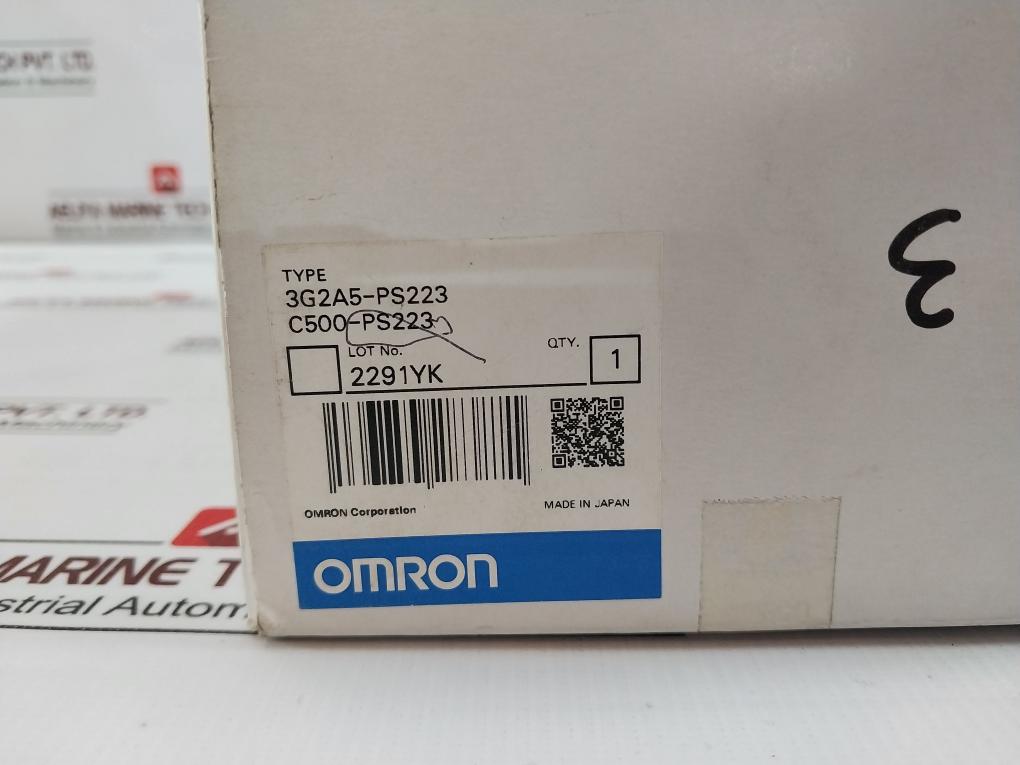 Omron C500-ps223 Programmable Controller 100-120/200-240Vac 50/60Hz 180Va