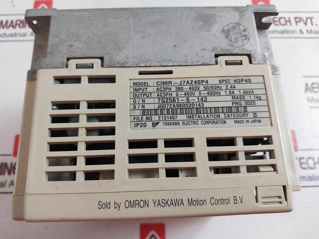 Omron Cimr-j7Az40P4 Inverter