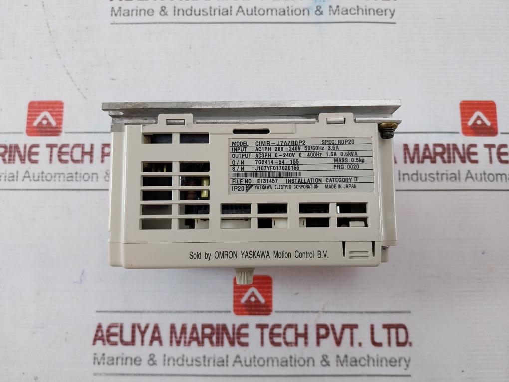 Omron Cimr-j7Azb0P2 Inverter Npit31297-303-0 Ip20 Vs Mini J7 200V Single Phase