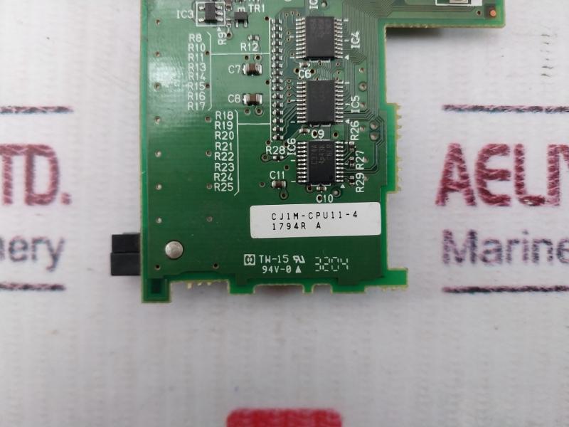 Omron Cj1M-cpu11 (4)-1 Pcb Circuit Board Card 0938253-9A