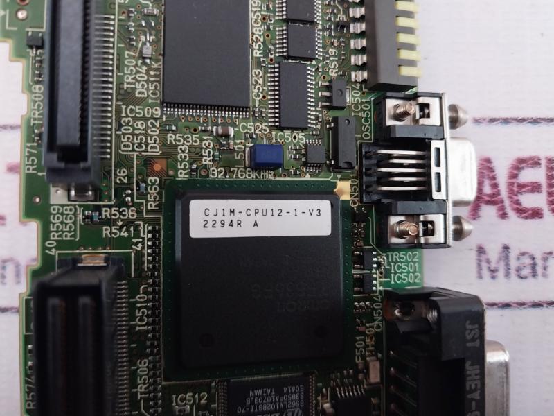 Omron Cj1M-cpu12 Printed Circuit Board 0938162-1B