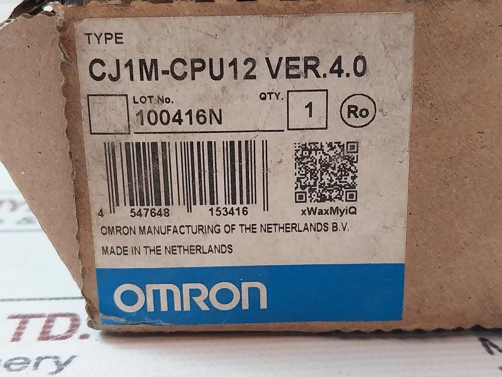 Omron Cj1M-cpu12 Programmable Controller Set