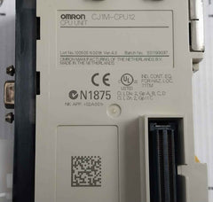 Omron Cj1m-cpu12 Programmable Logic Controller Ver 4.0