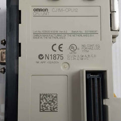 Omron Cj1m-cpu12 Programmable Logic Controller Ver 4.0