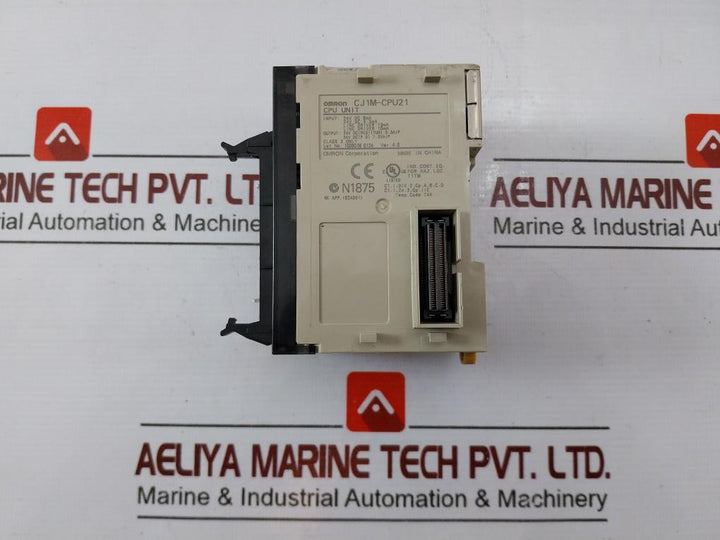 Omron Cj1M-cpu21 Sysmac Programmable Controller Cpu Unit 24V Dc 6Ma Ver 4.0