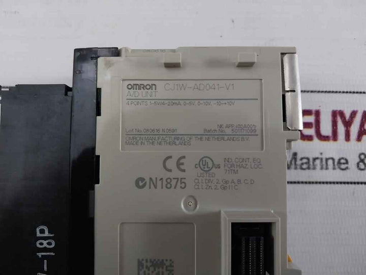 Omron Cj1W-ad041-v1 Analog I/O Plc Module 4-20Ma