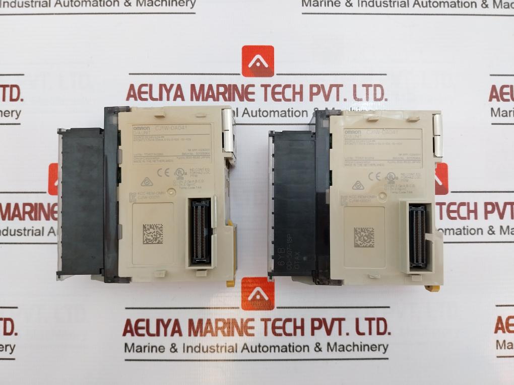 Omron Cj1W-da041 4-points Analog Output Unit Dc24V 0.2A