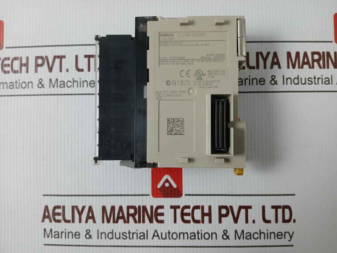 Omron Cj1W-da041 Analog Output Unit Dc24V 0.2A Kcc-rem-omr-cj1W-00011