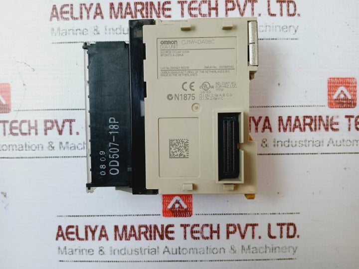 Omron Cj1W-da08C 8 Point Digital Analog Output Unit Dc24V 0.17A