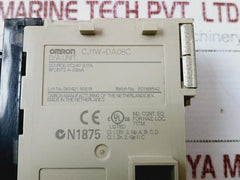 Omron Cj1W-da08C 8 Point Digital Analog Output Unit Dc24V 0.17A
