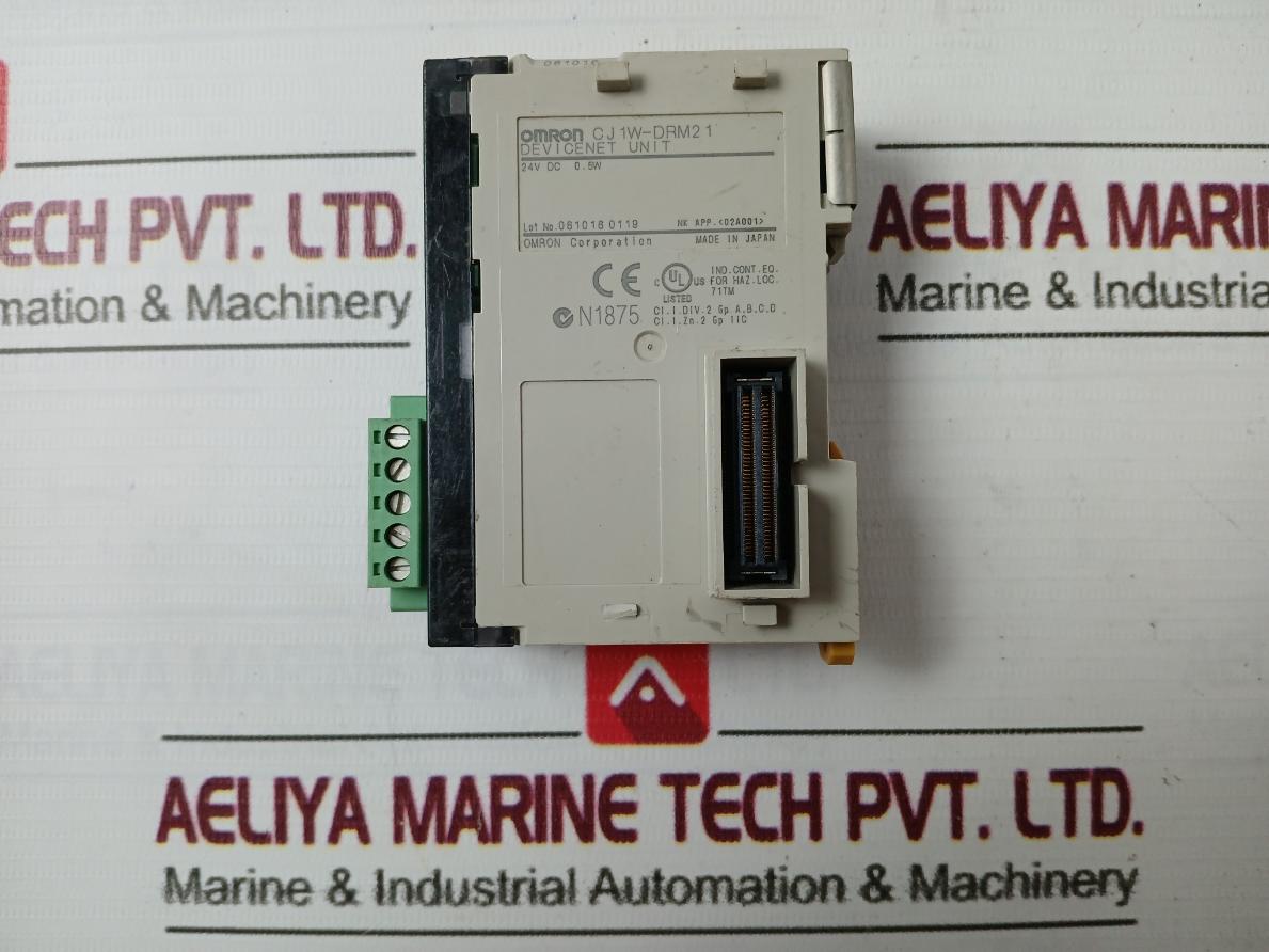 Omron Cj1W-drm21 Devicenet Unit 24V Dc 0.5W