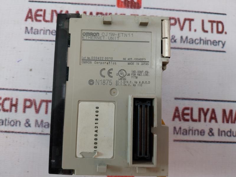 Omron Cj1W-etn11 Cj Series Ethernet Unit