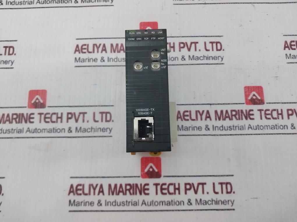 Omron Cj1W-etn21 Cj-series Ethernet Unit 100Base-tx And 10 Base-t Ver. 1.5