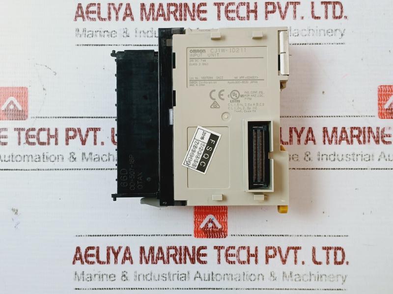 Omron Cj1W-id211 Digital Input Unit 24Vdc 7Ma Class 2