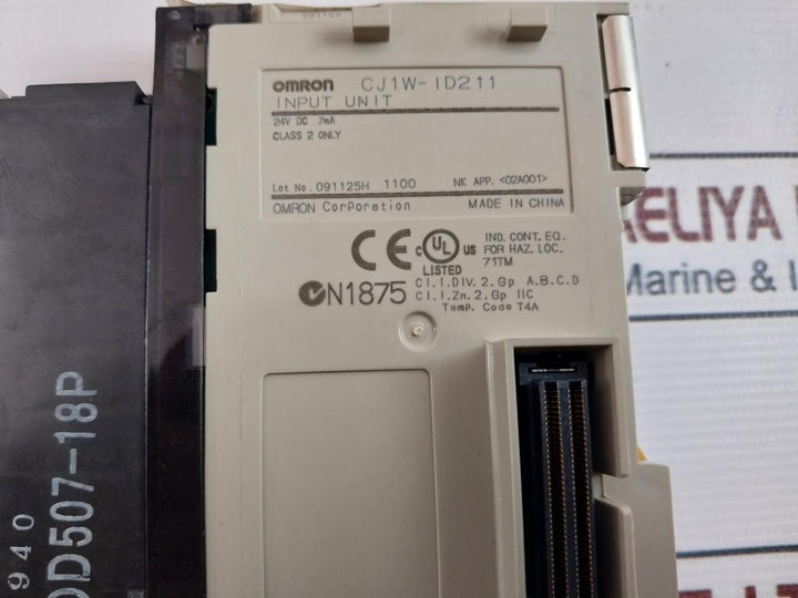 Omron Cj1W-id211 Plc Input Unit 24V Dc 7Ma New