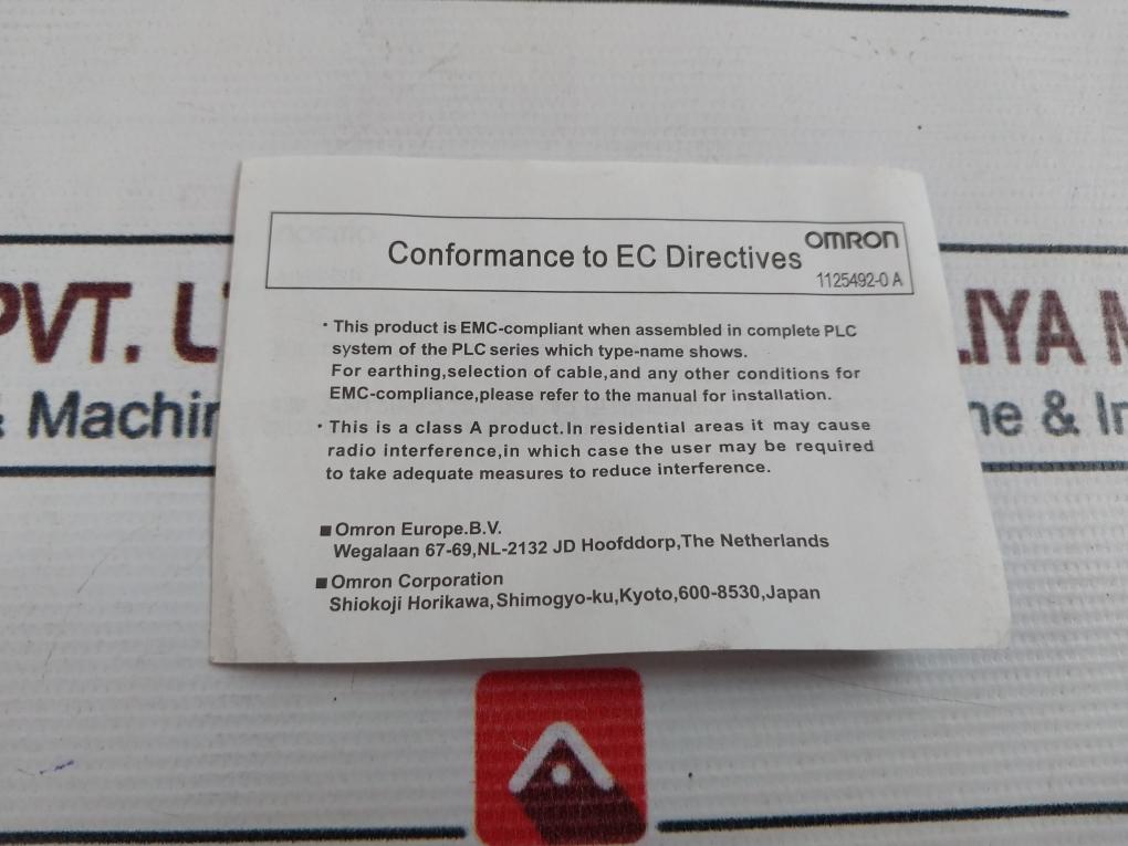 Omron Cj1W-id211 Plc Input Unit 24V Dc 7Ma