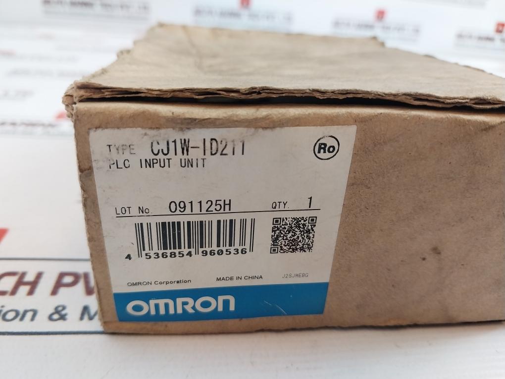 Omron Cj1W-id211 Plc Input Unit 24V Dc 7Ma