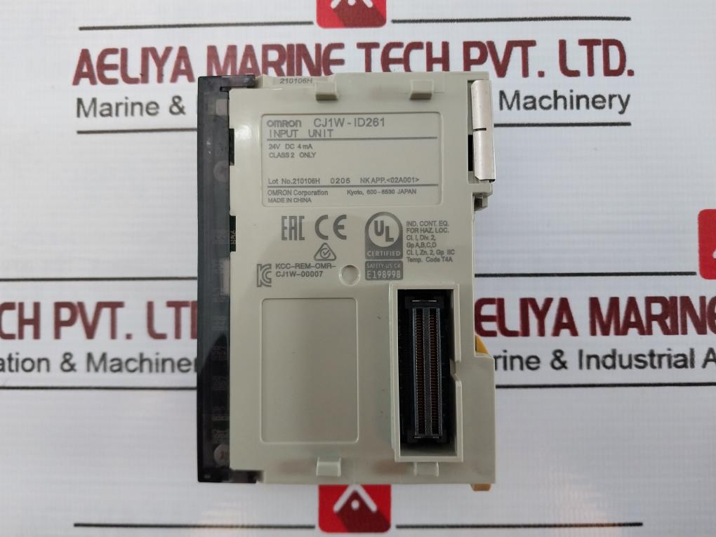 Omron Cj1W-id261 Plc Input Unit 24V Dc 4Ma E198998
