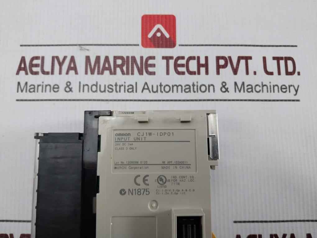 Omron Cj1w-idp01 Plc Input Module 24v Dc 7ma