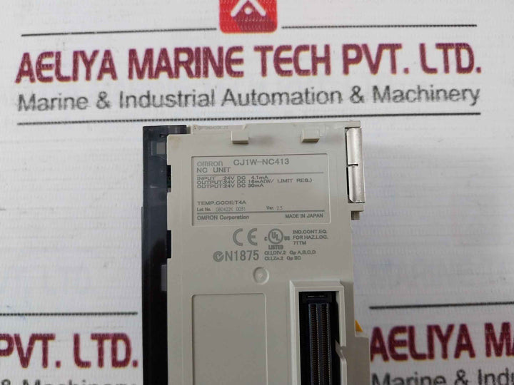 Omron Cj1W-nc413 Nc Unit 24V Dc 16Ma 2.3 94V-0