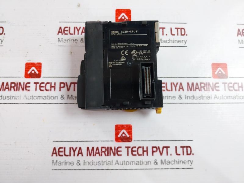 Omron Cj1W-pa202(Power Supply Unit), Cj2M-cpu11(Cpu Unit), Cj1W-id211(Input Unit), Cj1W-oc211(Output Unit) Module Rack