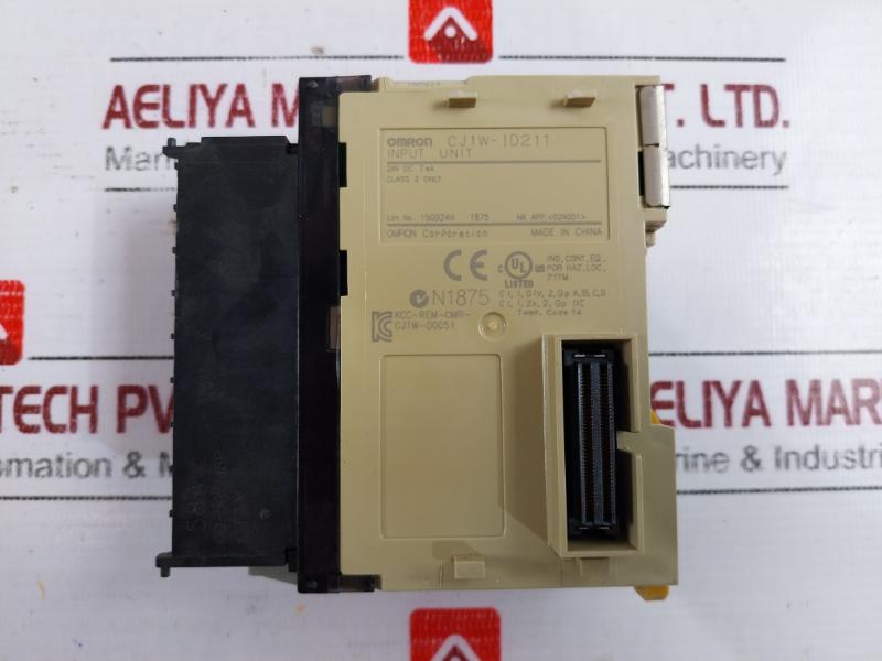 Omron Cj1W-pa202(Power Supply Unit), Cj2M-cpu11(Cpu Unit), Cj1W-id211(Input Unit), Cj1W-oc211(Output Unit) Module Rack