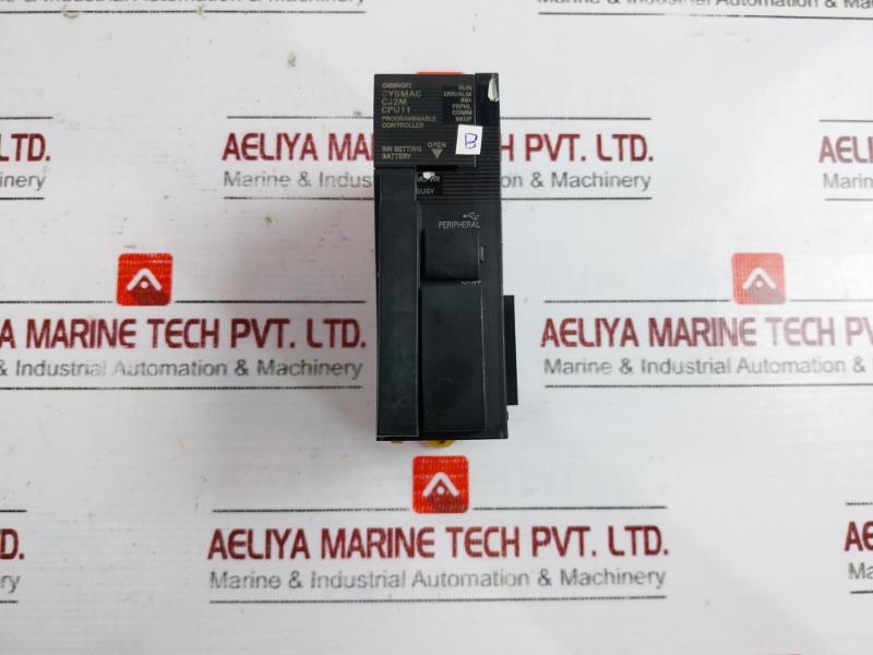 Omron Cj1W-pa202(Power Supply Unit), Cj2M-cpu11(Cpu Unit), Cj1W-id211(Input Unit), Cj1W-oc211(Output Unit) Module Rack