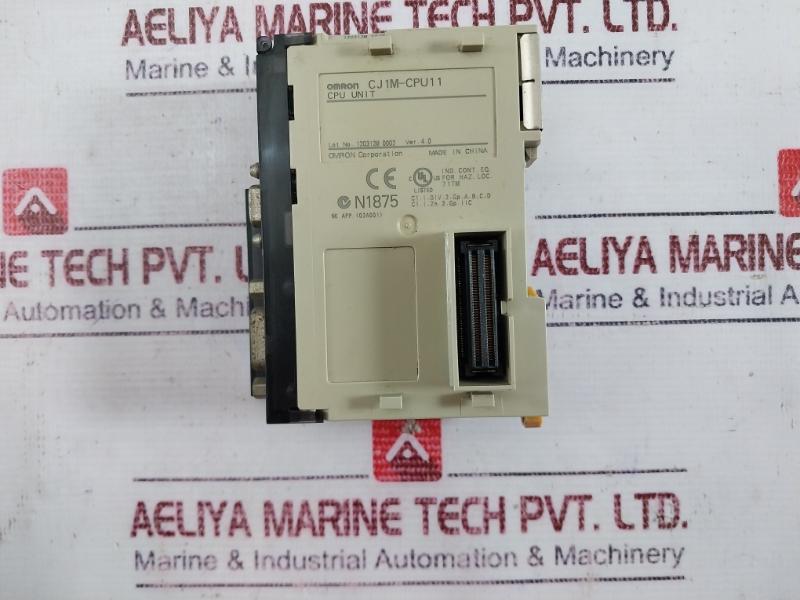 Omron Cj1W-pd025, Cj1M-cpu11, Cj1W-ic101, Cj1W-id211 Plc Module Rack
