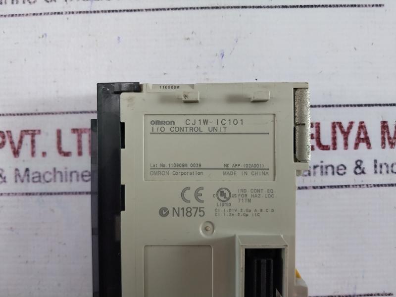 Omron Cj1W-pd025, Cj1M-cpu11, Cj1W-ic101, Cj1W-id211 Plc Module Rack