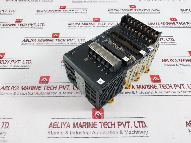 Omron Cj1W-pd025, Cj1M-cpu11, Cj1W-ic101, Cj1W-id211 Plc Module Rack