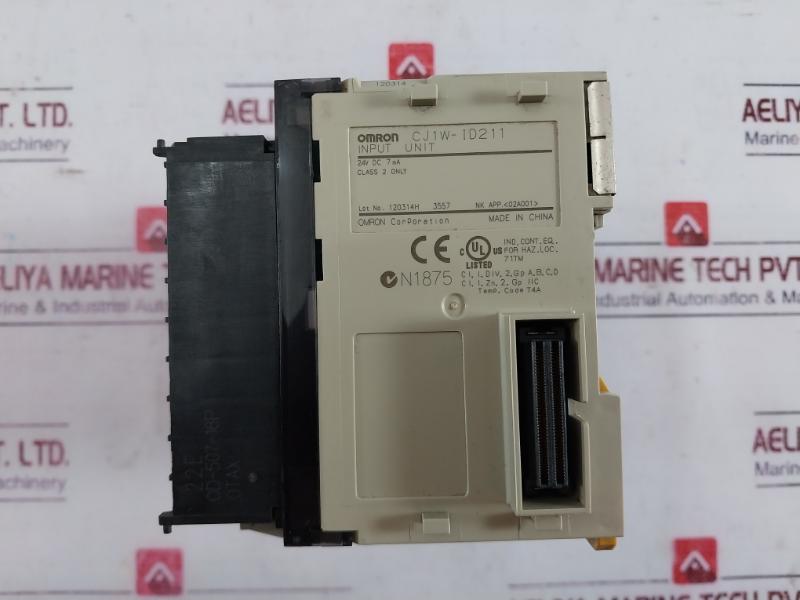Omron Cj1W-pd025, Cj1M-cpu11, Cj1W-ic101, Cj1W-id211 Plc Module Rack
