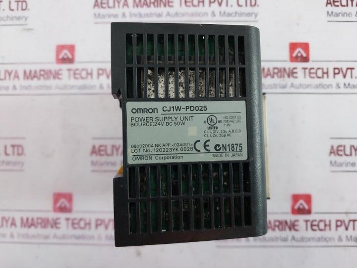 Omron Cj1W-pd025, Cj1M-cpu11, Cj1W-ic101, Cj1W-id211 Plc Module Rack