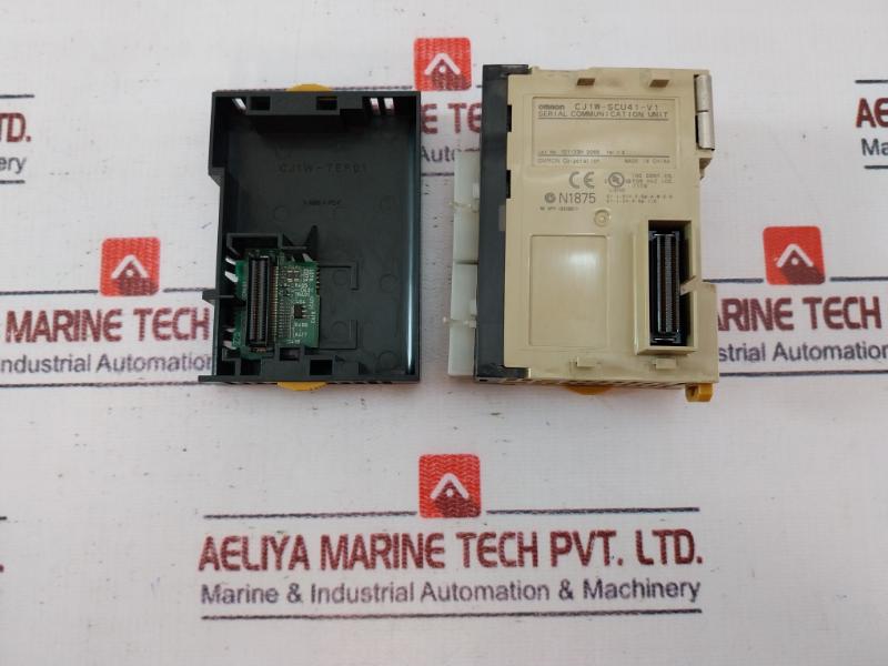 Omron Cj1W-scu41-v1 Serial Communication Unit Ver .1.3 Cj1W-ter01