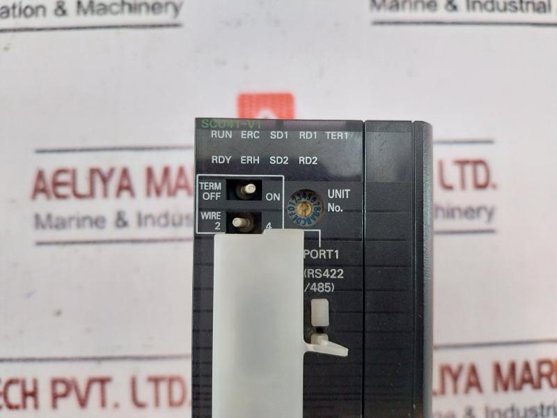 Omron Cj1W-scu41-v1 Serial Communication Unit Ver .1.3 Cj1W-ter01