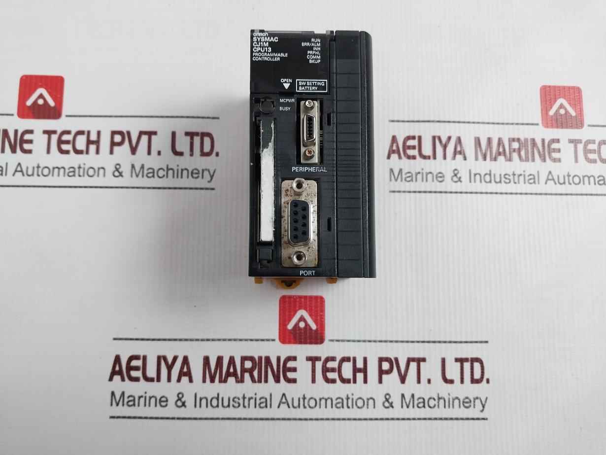 Omron Cj1m-cpu13 Programmable Controllers 94v-0 Ver 4.0 2260694-2a