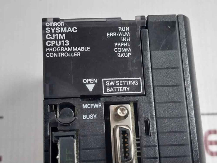 Omron Cj1m-cpu13 Programmable Controllers 94v-0 Ver 4.0 2260694-2a