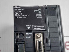Omron Cj1m-cpu13 Programmable Controllers 94v-0 Ver 4.0 2260694-2a
