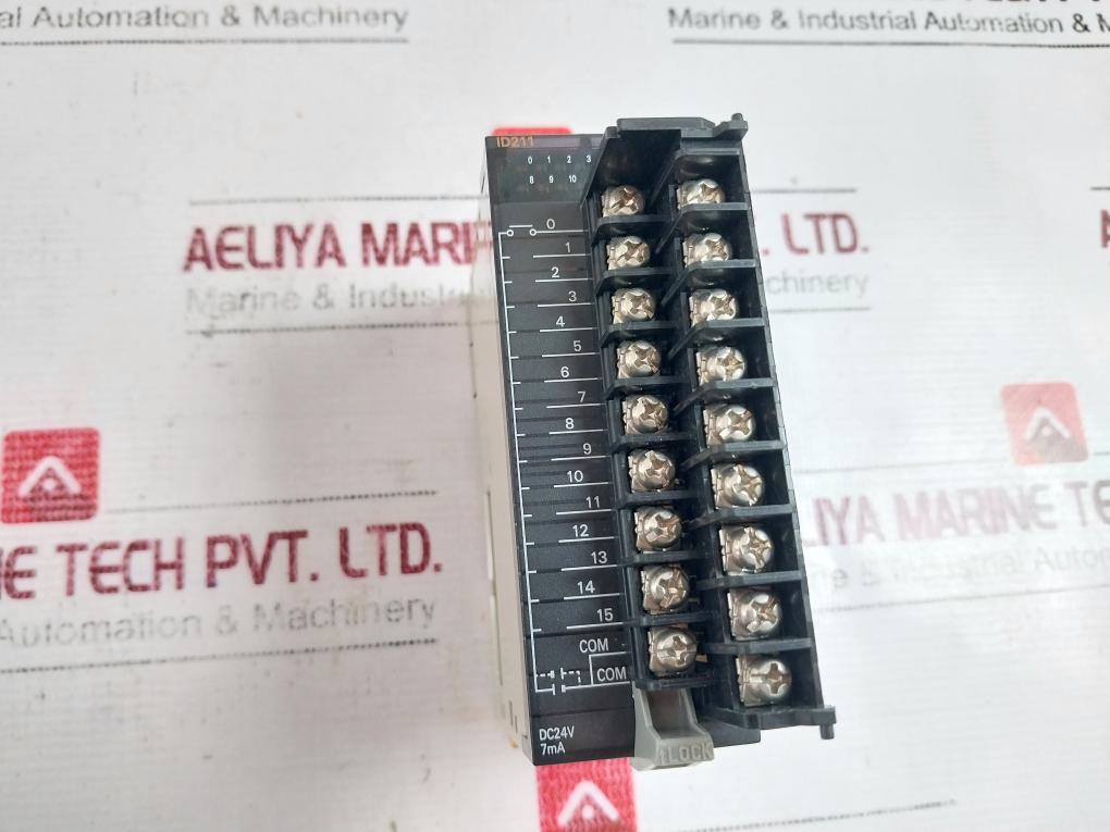 Omron Cj1w-id211 Cj-series Digital Input Unit 24v Dc 7ma Class I Div 2